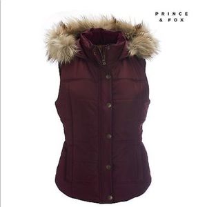Aeropostale maroon vest
